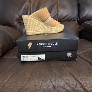 Kenneth Cole New York Women's Espadrille, Wedge Sandal, Sand, 8 M